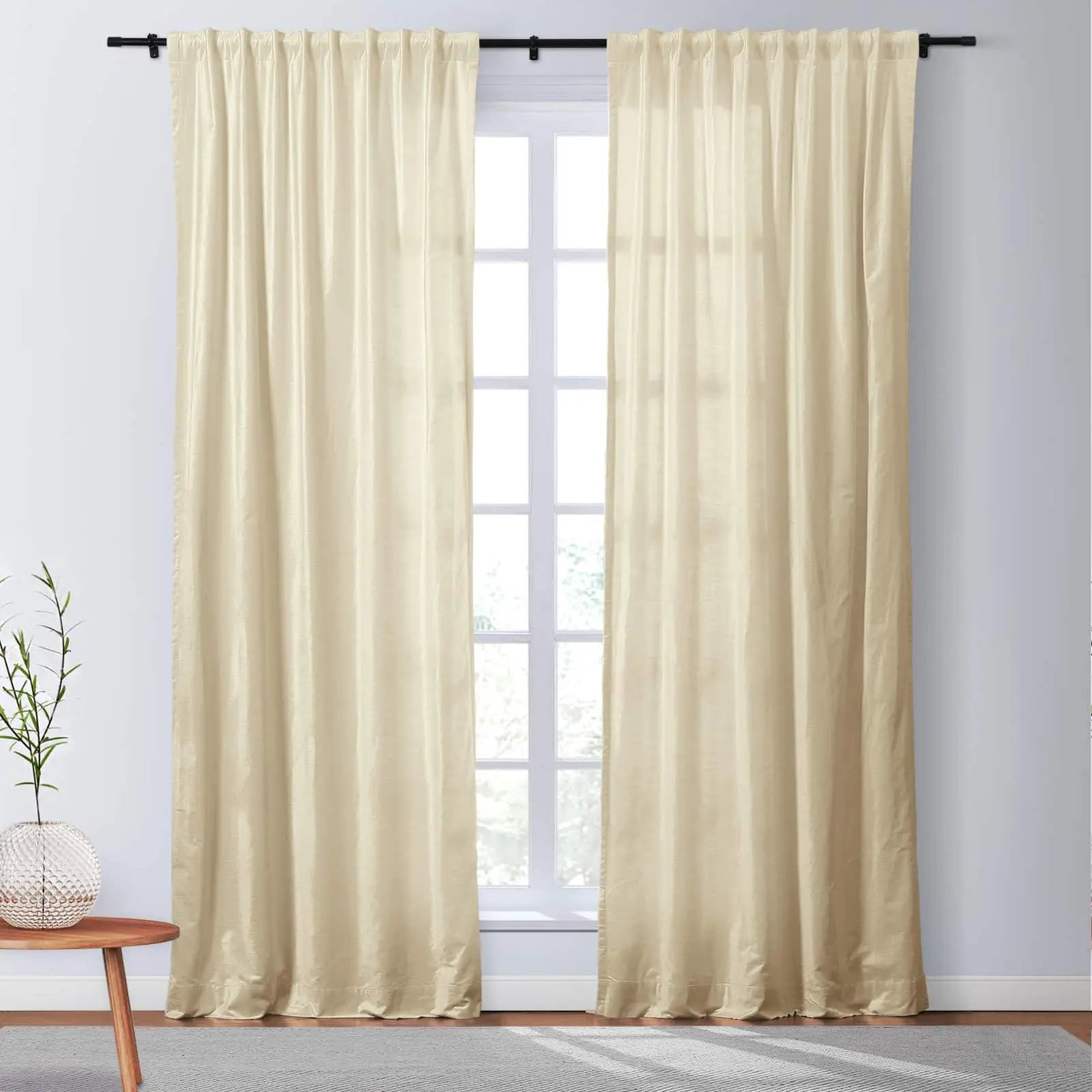 Veda Luster Cotton Velvet Drapery Soft Top TWOPAGES
