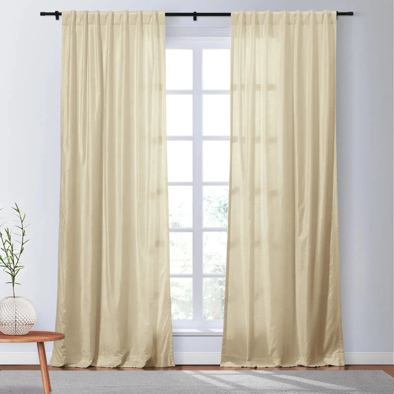 Veda Luster Cotton Velvet Drapery Soft Top TWOPAGES