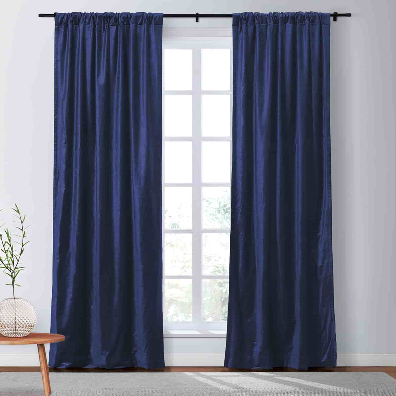 Veda Luster Cotton Velvet Drapery Soft Top TWOPAGES