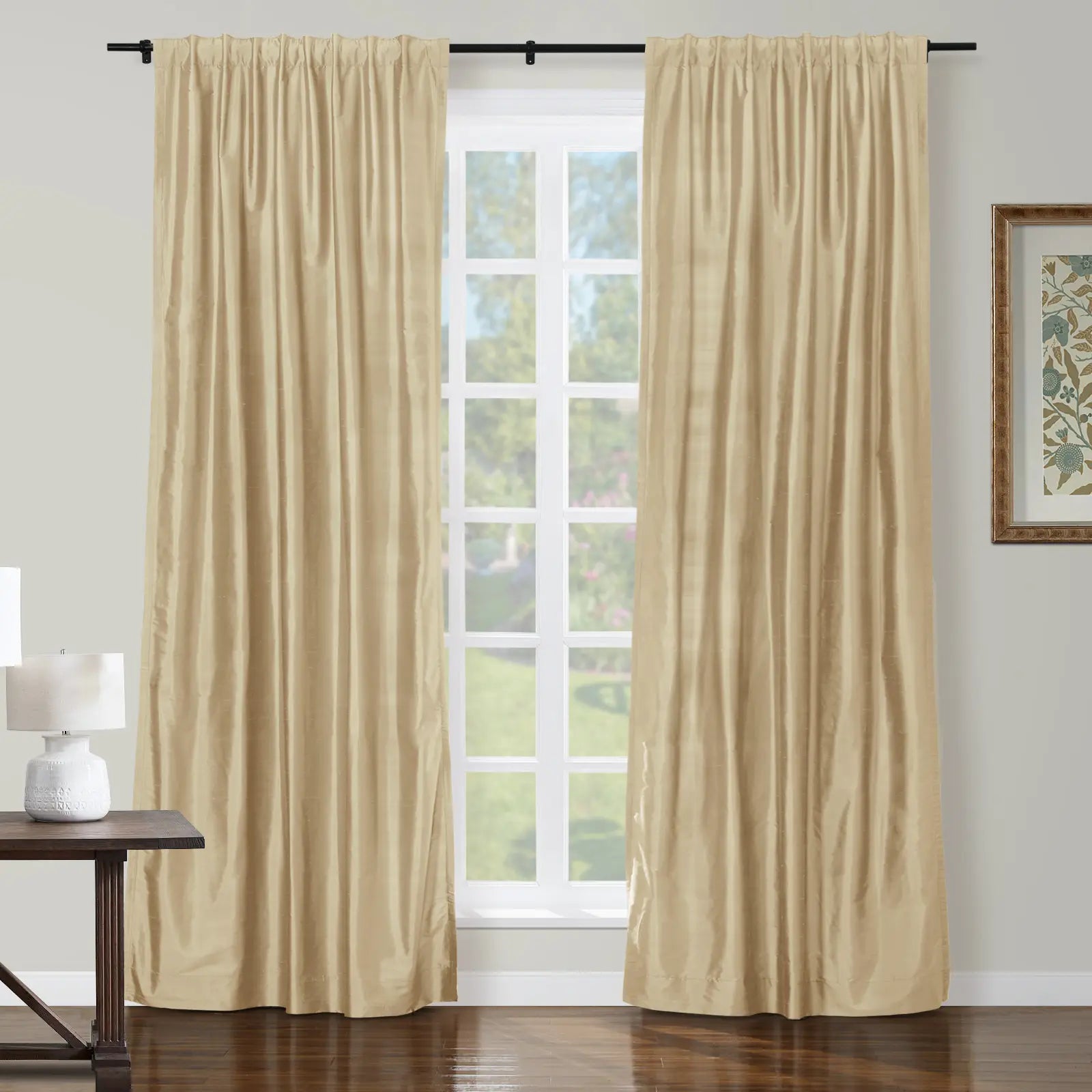 Selman Dupioni Silk Curtain Soft Top TWOPAGES