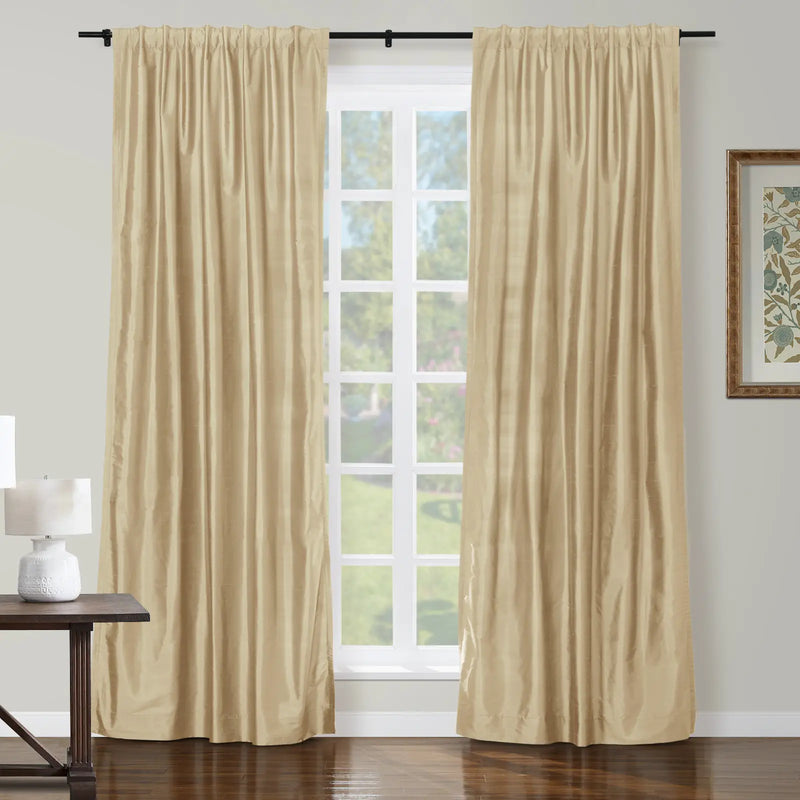 Selman Dupioni Silk Curtain Soft Top TWOPAGES