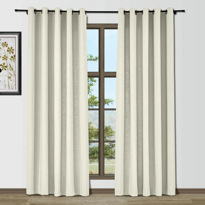 Isabella Heavyweight Polyester Cotton Blend Drapery Grommet TWOPAGES