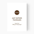 Amy Switzer printed velvet fabric sample booklet specification