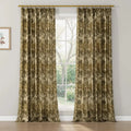 Sara Le x TWOPAGES Vintage Printed Linen Pleated Curtains