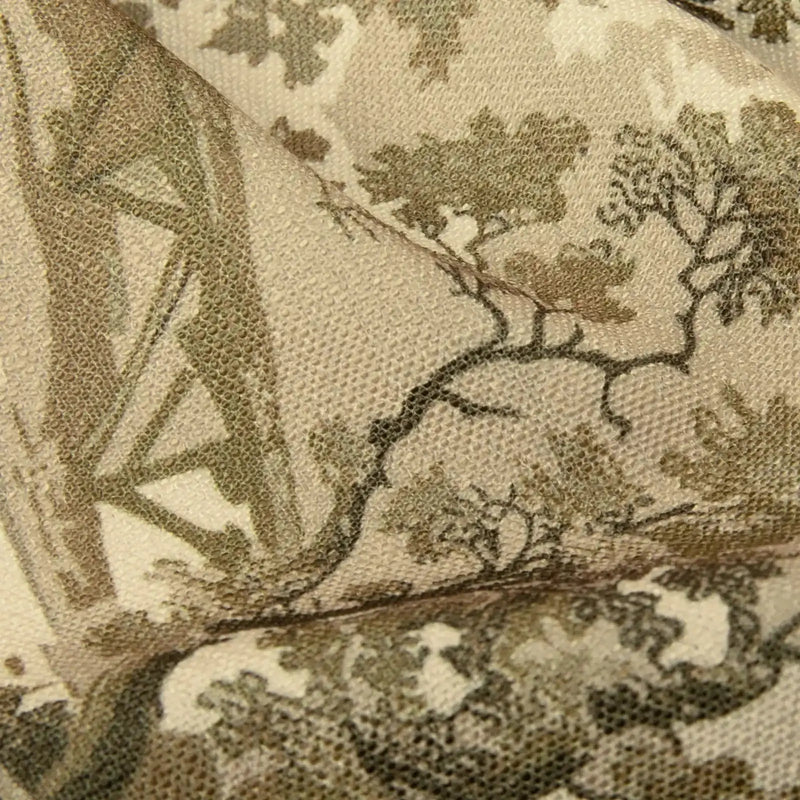 Sara Le x TWOPAGES Vintage Printed Linen Pleated Curtains