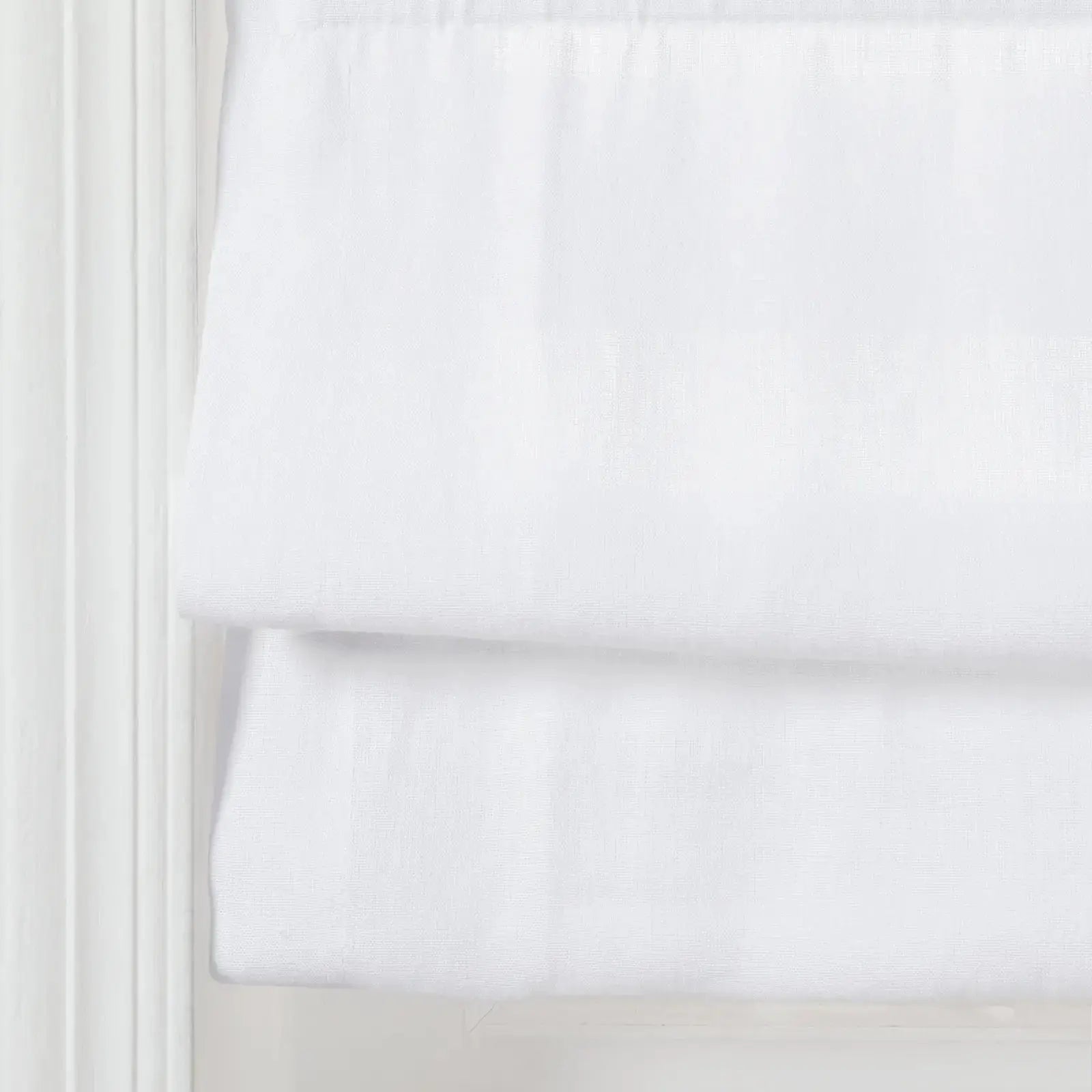 Patti Belgian Linen Cordless Roman Shade TWOPAGES