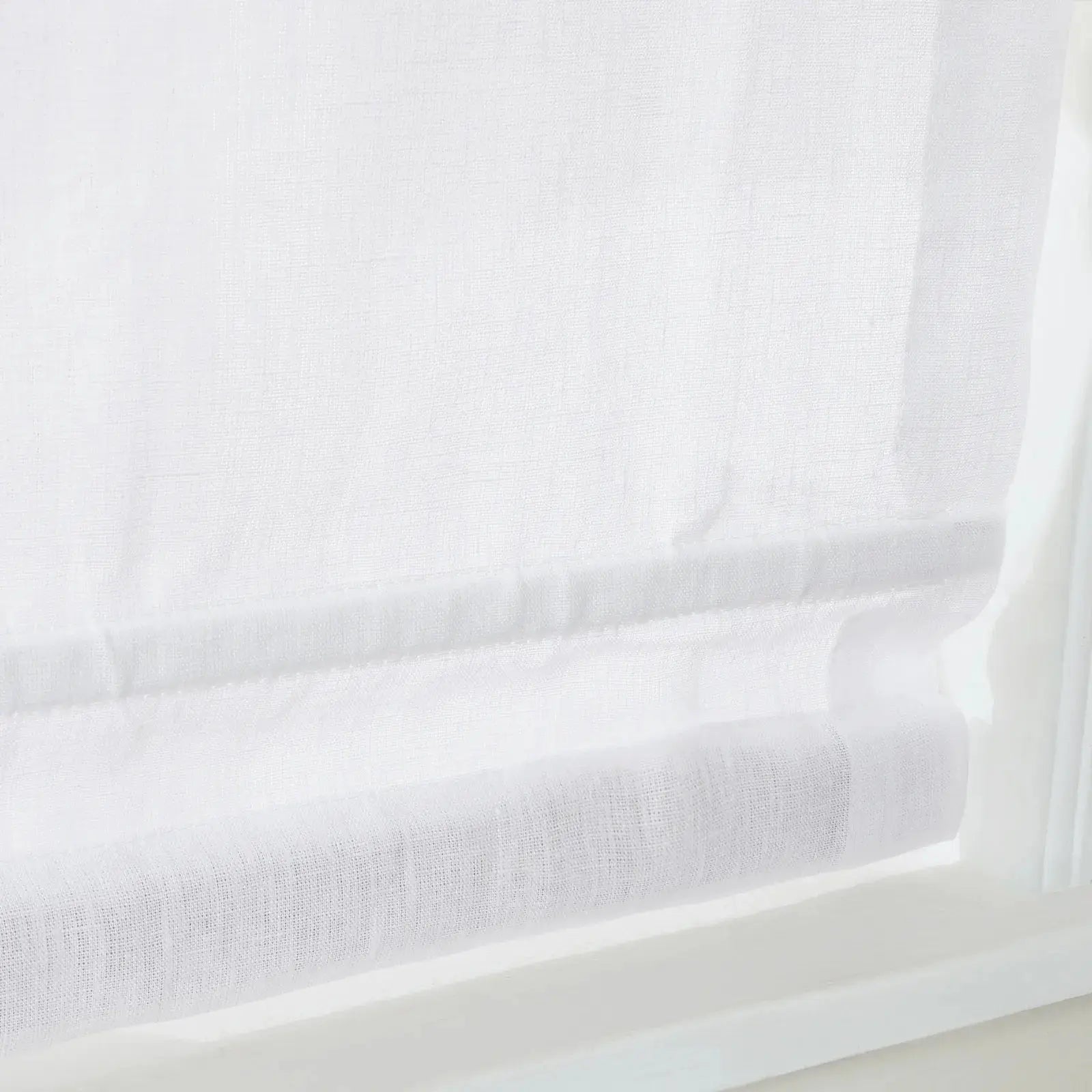 Patti Belgian Linen Cordless Roman Shade TWOPAGES
