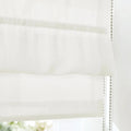 Patti Belgian Linen Roman Shade Cord Lift TWOPAGES