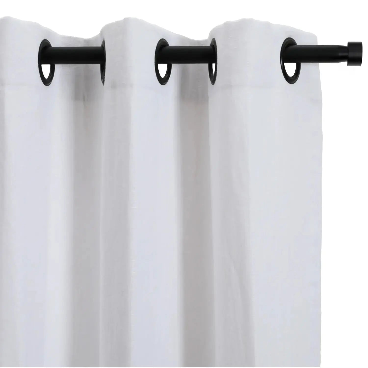 Patti Premium Belgian Flax Linen Curtains Grommet- -TWOPAGES