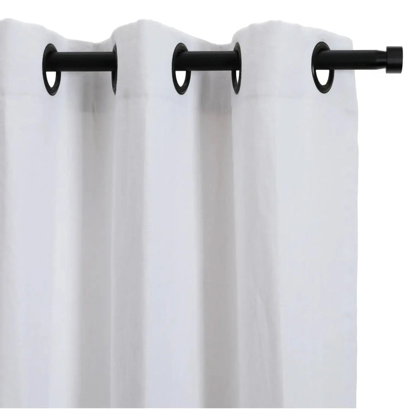 Patti Premium Belgian Flax Linen Curtains Grommet- -TWOPAGES