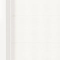 A close-up of a neutral off-white textured surface featuring a finely woven grid pattern, a smooth rounded vertical edge on the left, and a faint horizontal seam across the middle
