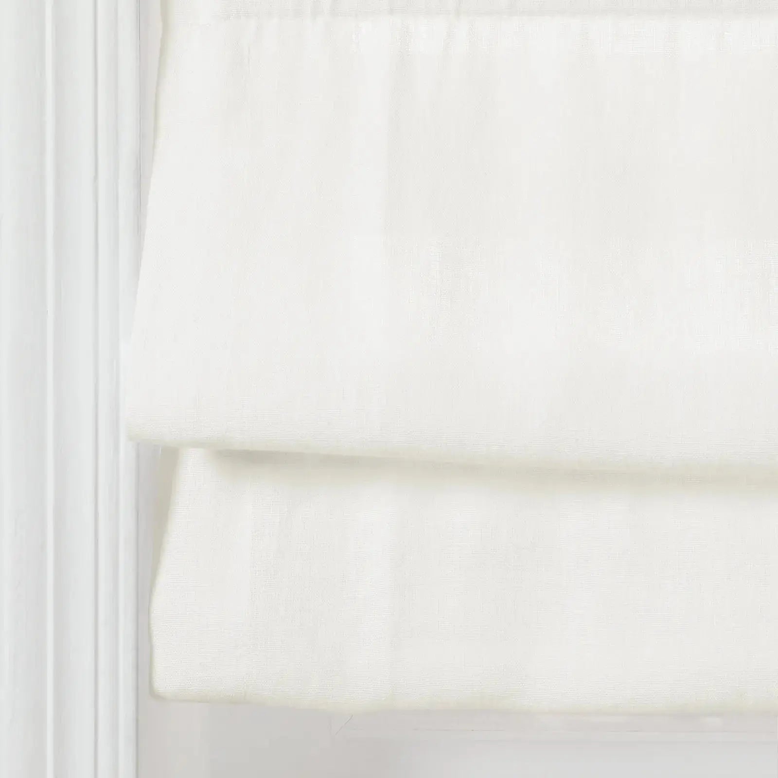 Patti Belgian Linen Cordless Roman Shade TWOPAGES