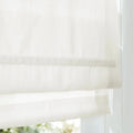 Patti Belgian Linen Roman Shade Cord Lift TWOPAGES