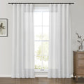 Premium Belgian Linen Flax Curtain Soft Top Patti -TWOPAGES