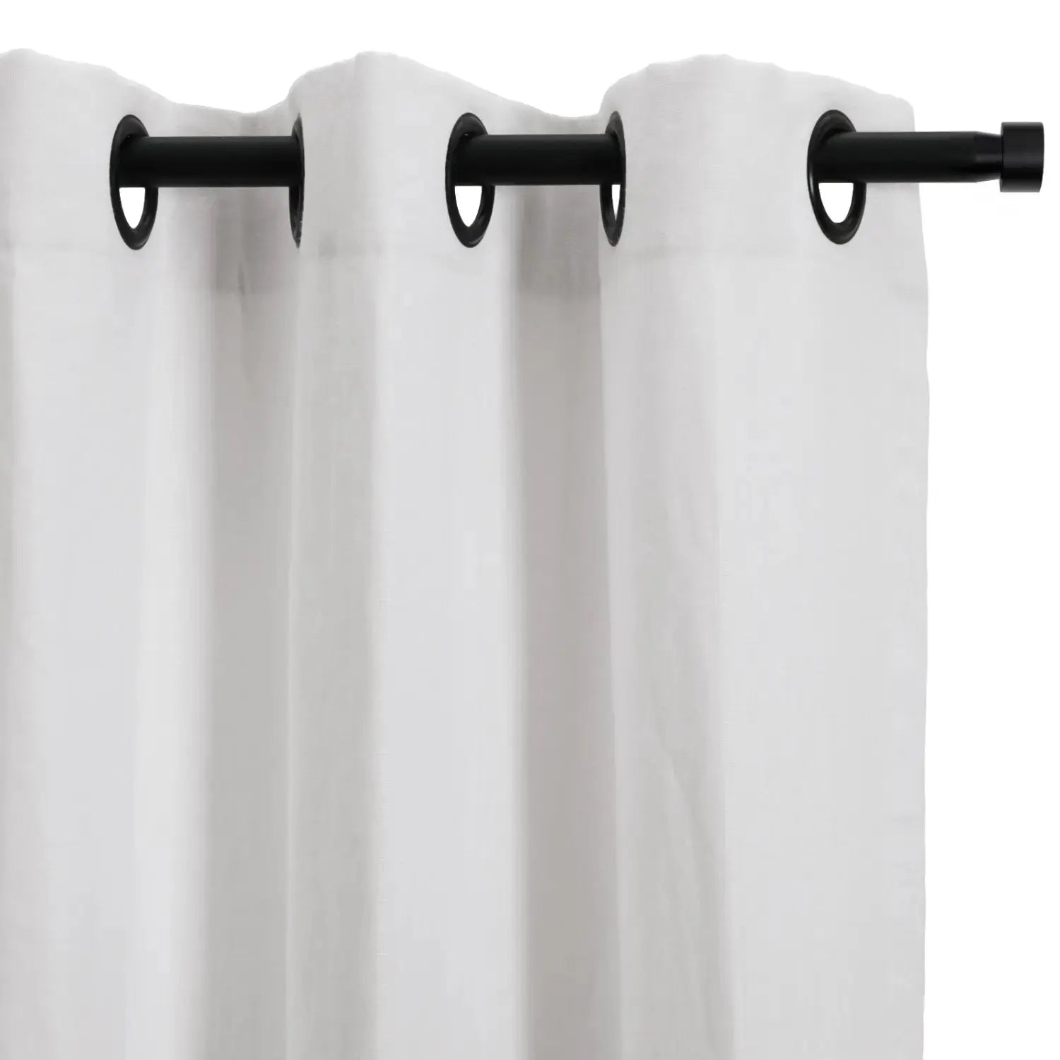 Patti Premium Belgian Flax Linen Curtains Grommet- -TWOPAGES