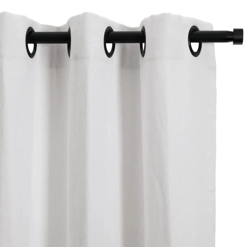 Patti Premium Belgian Flax Linen Curtains Grommet- -TWOPAGES