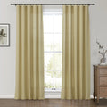 Premium Belgian Linen Flax Curtain Soft Top Patti -TWOPAGES