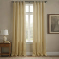 Patti Premium Belgian Flax Linen Curtains Grommet- -TWOPAGES