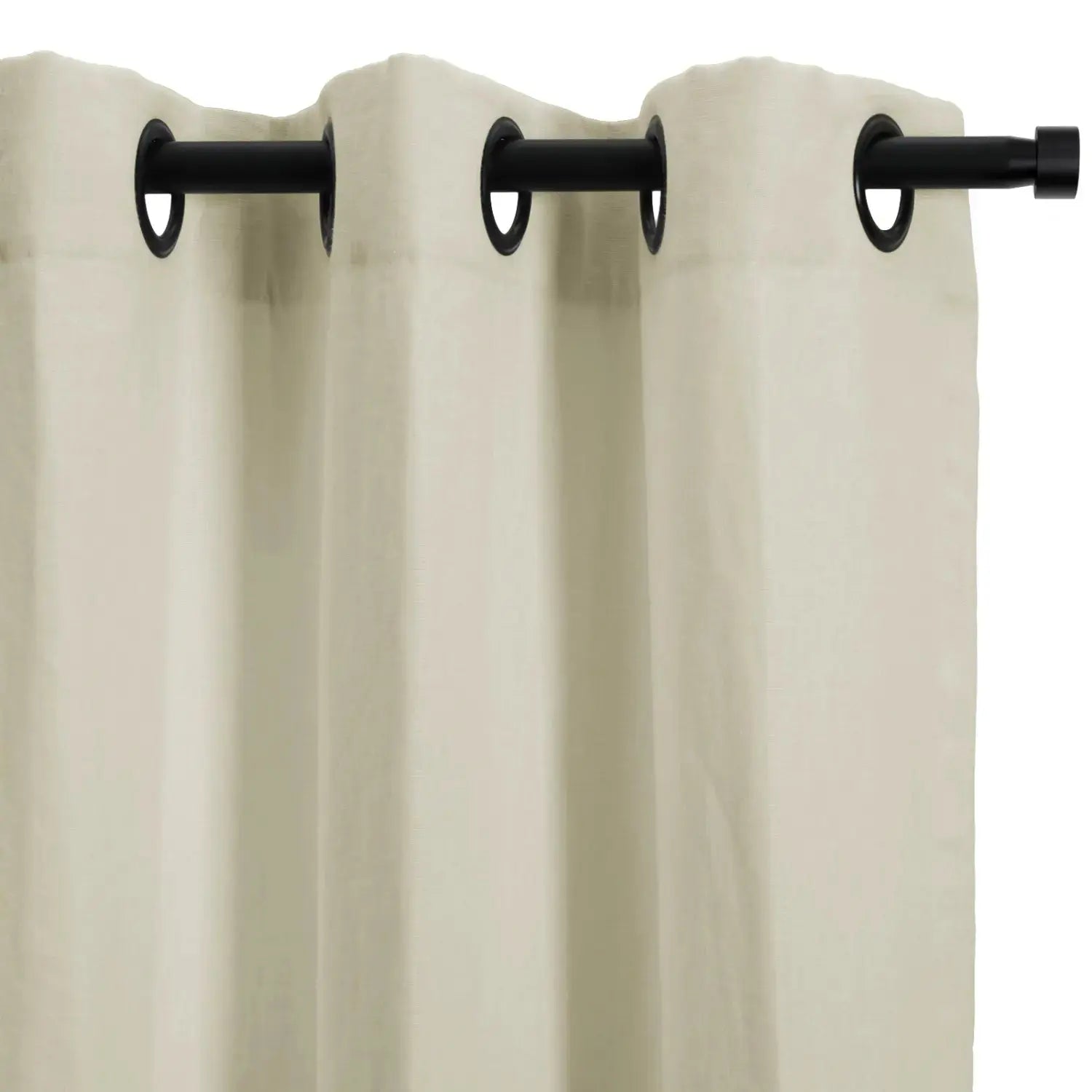 Patti Premium Belgian Flax Linen Curtains Grommet- -TWOPAGES