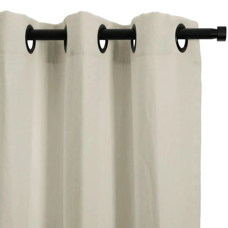 Patti Premium Belgian Flax Linen Curtains Grommet- -TWOPAGES