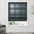 Patti Belgian Linen Roman Shade Cord Lift TWOPAGES
