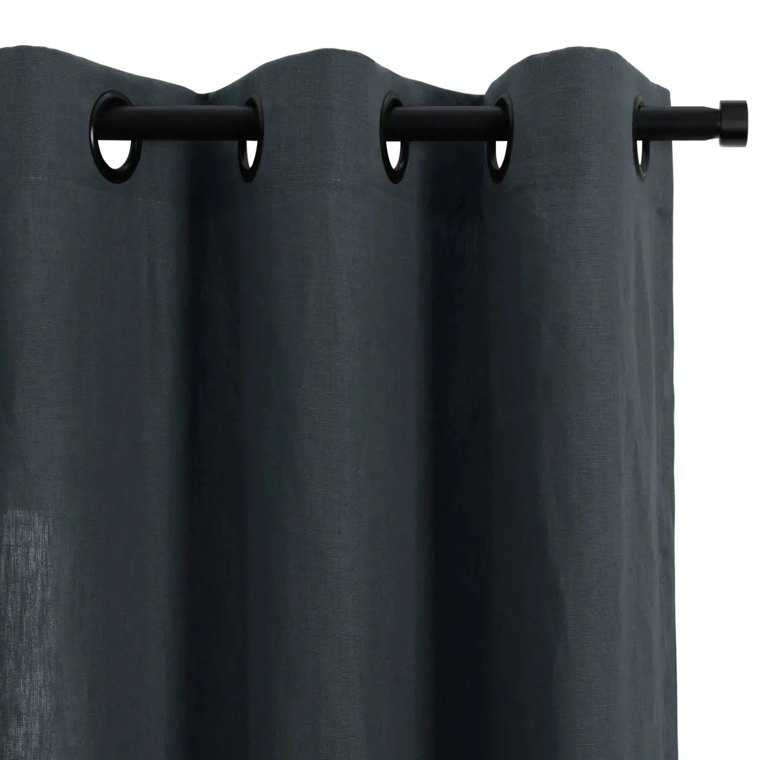 Patti Premium Belgian Flax Linen Curtains Grommet- -TWOPAGES