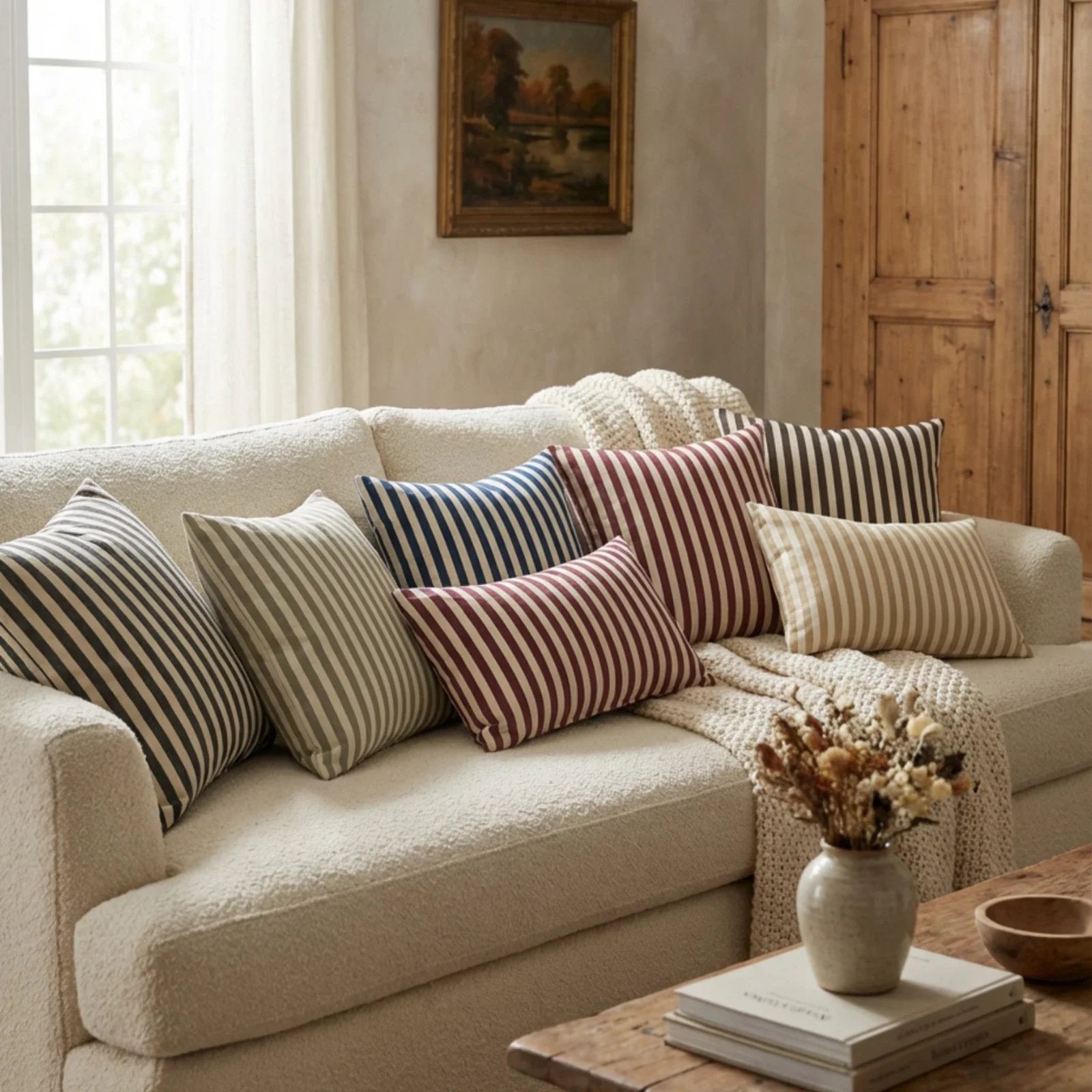 Britt Bengoechea Print Linen Cotton Pillow Cover