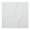 Fabric swatch featuring alternating white and light grey vertical stripes with a fine dotted texture and decorative scalloped edges