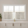 Custom Cafe Curtains Pleated -TWOPAGES