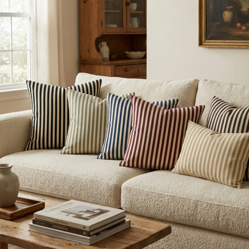 Britt Bengoechea Print Linen Cotton Pillow Cover