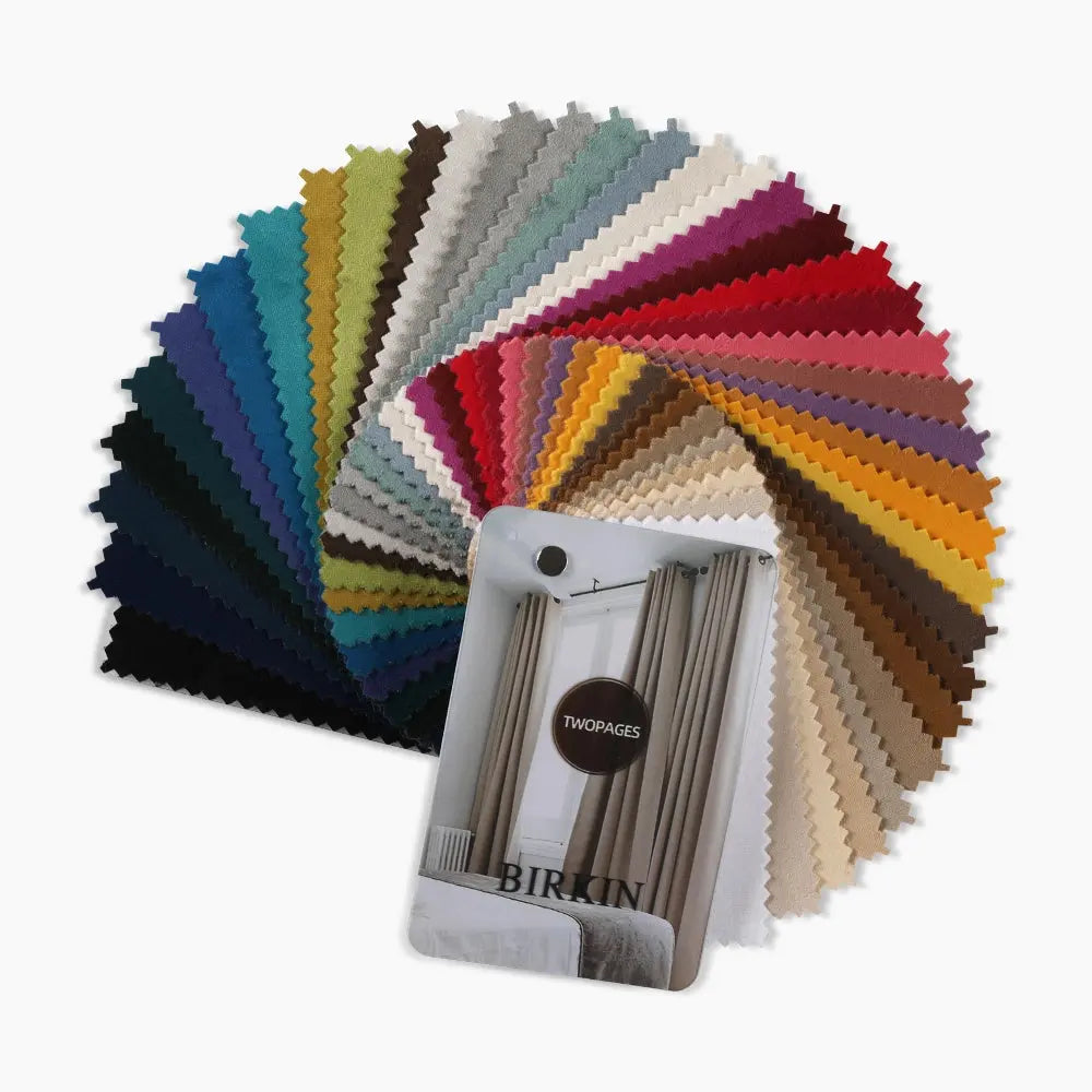 Birkin Velvet Fabric Swatch Book 37 Colors