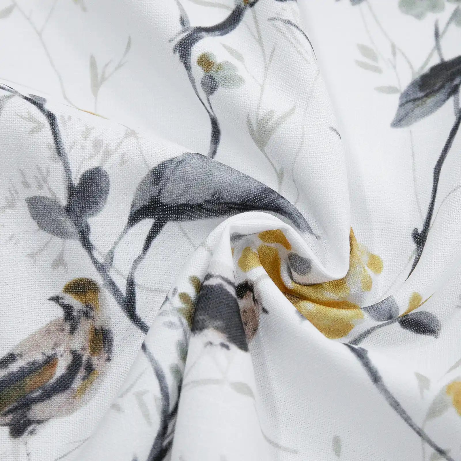 Holly Botanical Boho Pleated Curtains