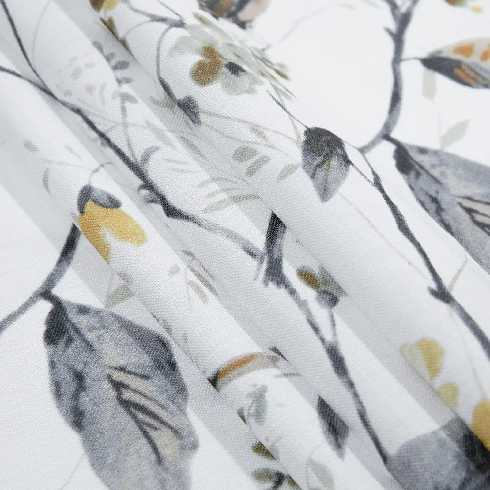 Holly Botanical Boho Pleated Curtains