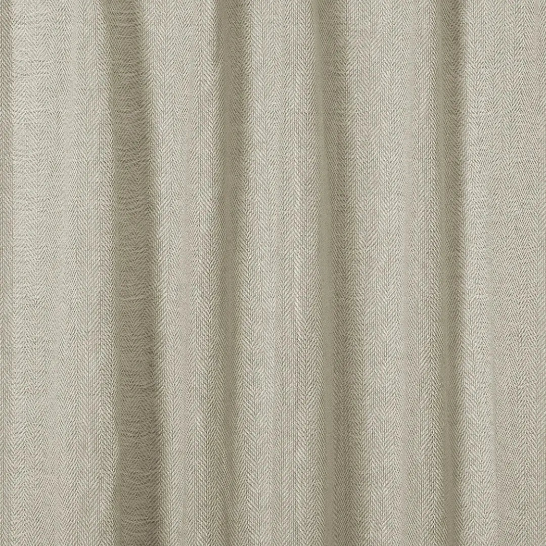 Ron Linen Herringbone Custom Curtain Pleated?-TWOPAGES