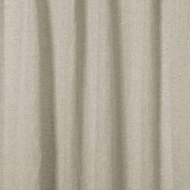 Ron Linen Herringbone Custom Curtain Pleated?-TWOPAGES