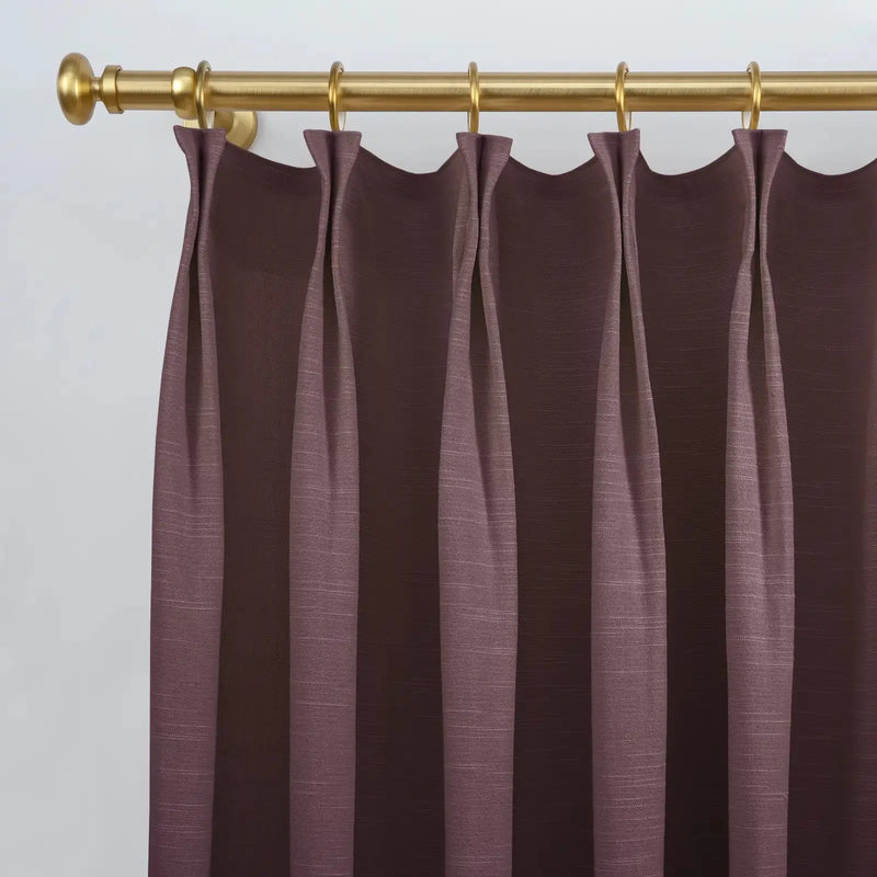 Jawara Luxury Linen Cotton Curtain Pleated-?-TWOPAGES