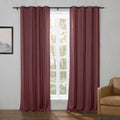 Kyla Lightweight Faux Linen Drapery Grommet TWOPAGES