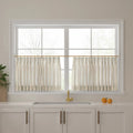 Celia Striped Plaid Cafe Curtain?-TWOPAGES