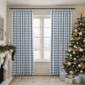 Celia Striped Plaid Curtain-?-TWOPAGES