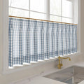 Celia Striped Plaid Cafe Curtain?-TWOPAGES