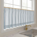Celia Striped Plaid Cafe Curtain?-TWOPAGES