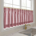 Celia Striped Plaid Cafe Curtain?-TWOPAGES