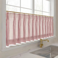 Celia Striped Plaid Cafe Curtain?-TWOPAGES