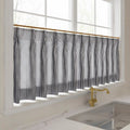Celia Striped Plaid Cafe Curtain?-TWOPAGES