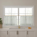 Celia Striped Plaid Cafe Curtain?-TWOPAGES
