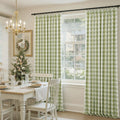 Celia Striped Plaid Curtain-?-TWOPAGES