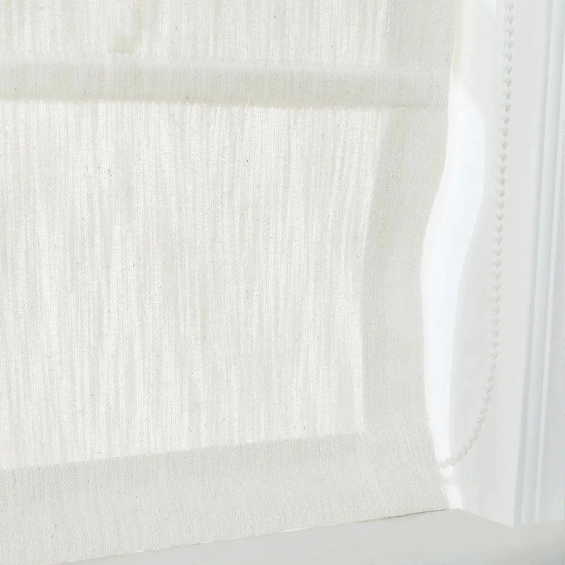 Cloe Cotton Blend Roman Shade Cord Lift TWOPAGES