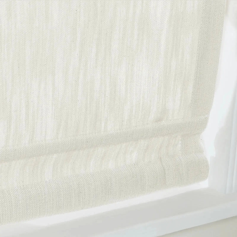 Cloe Cotton Blend Cordless Roman Shade TWOPAGES