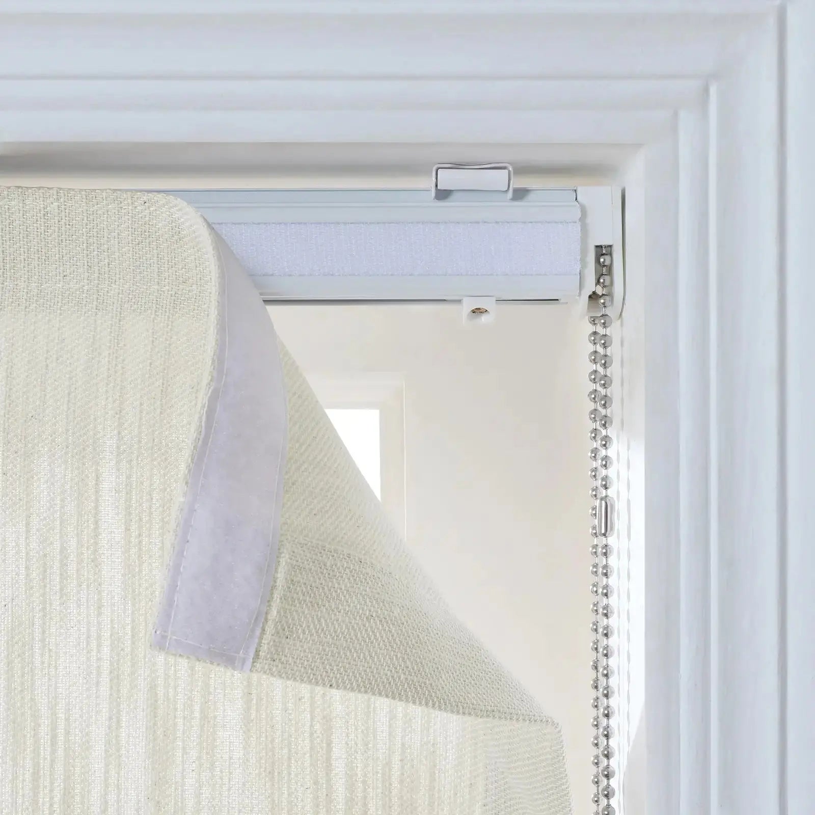 Cloe Cotton Blend Roman Shade Cord Lift TWOPAGES