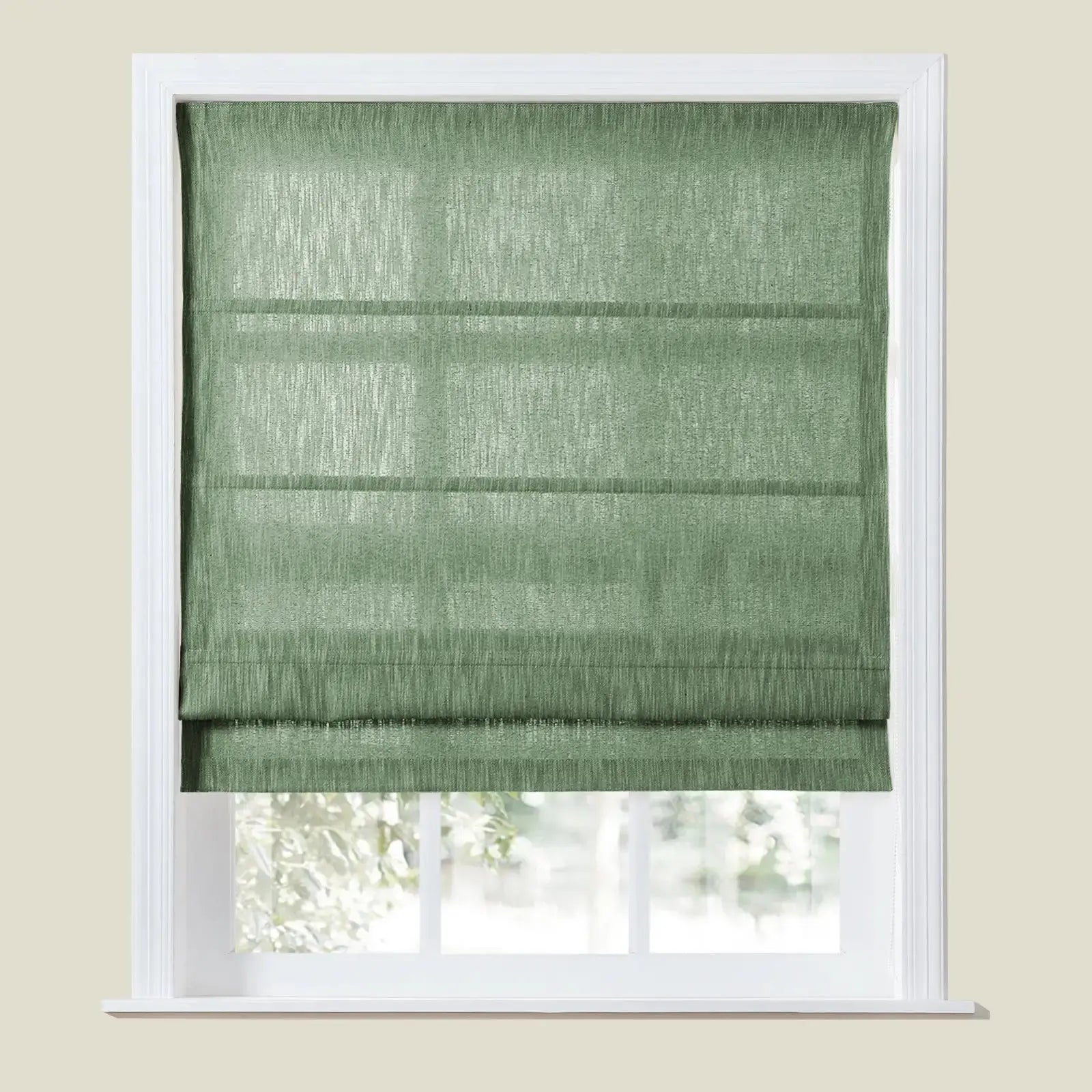 Cloe Cotton Blend Roman Shade Cord Lift TWOPAGES